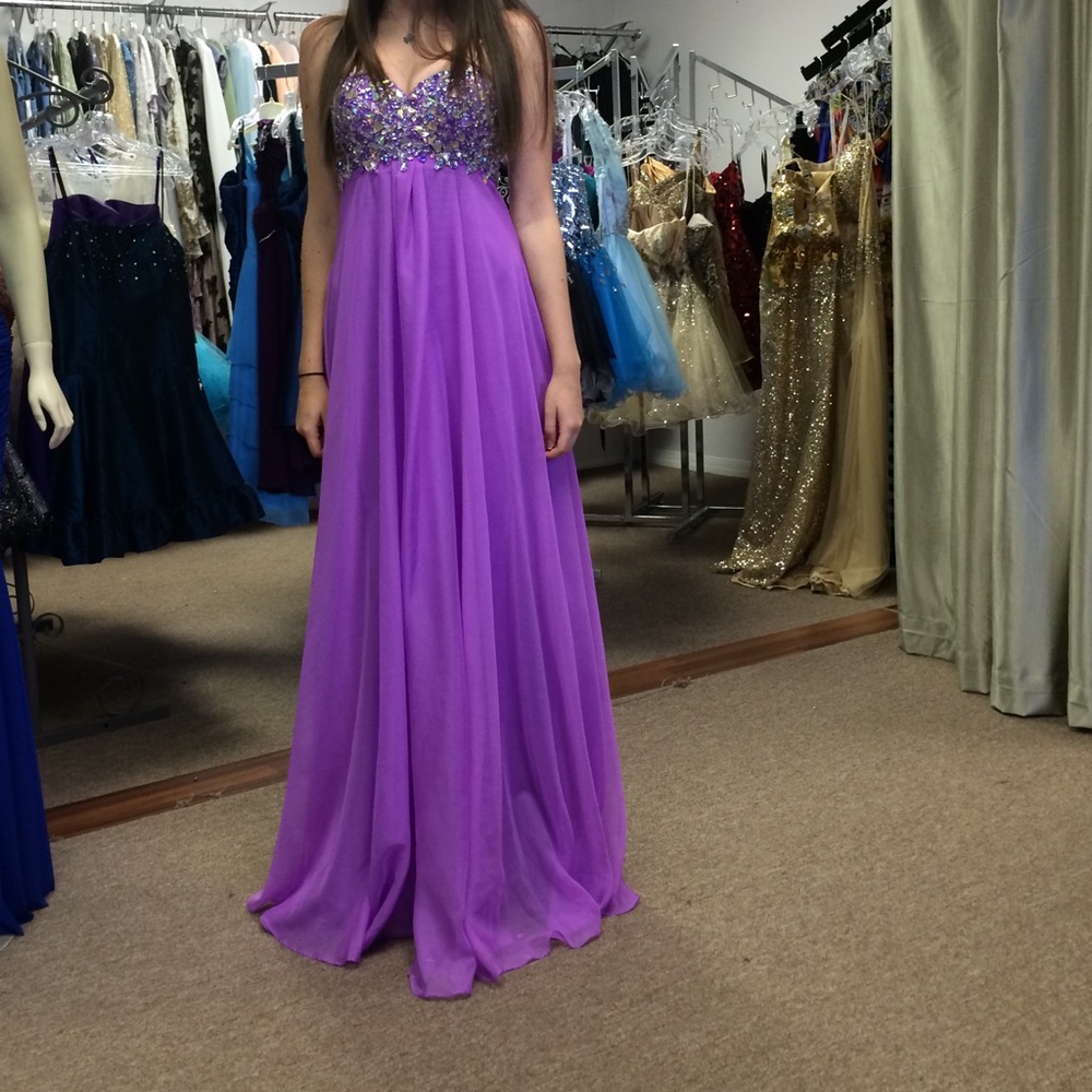 Gorgeous prom dress. Custom detailing.